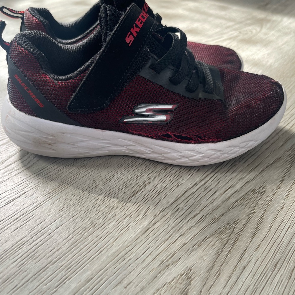 Skechers Kids Red and Black Shoes